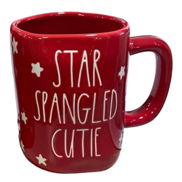 Rae Dunn Other - Rae Dunn Red Star Spangled Cutie Mug with White Stars